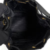 PRADA Nylon Dreieckslogo Bucket Bag Rucksack Schwarz (1NE864) 160961597 [P]