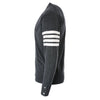 THOM BROWNE Klassischer Wollcardigan mit diagonaler Manschette 143659527 [P]
