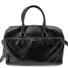 SAINT LAURENT Schwarze Leder Boston Duffel Tasche 160967149 [P]