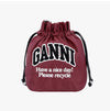 GANNI ドローストリング バケット ポーチバッグ 159720950 [P]