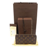 LOUIS VUITTON Monogram Canvas Zippy Geldbörse Lang Brieftasche 160967441 [P]
