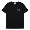 MAISON KITSUNE ダブルフォックスヘッドレギュラーティーシャツ 157337459 [P]