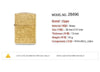ZIPO Armor Tumbled Gold Brass Lighter 153744056 [P]