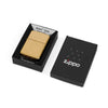 ZIPO Armor Tumbled Gold Brass Lighter 153744056 [P]