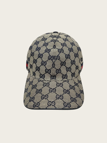 GUCCI Baseballcap mit Webstreifen in Marineblau 160971329 [P]