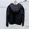 MONCLER Strick-Hoodie mit Daunenfüllung Schwarz 160971442 [P]