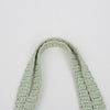 Prada Logo Embroidered Crochet Tote Bag Mint Green 160752261 [P]