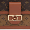 LOUIS VUITTON Dauphine MM Monogram Revers Canvas Schultertasche 160753865 [P]