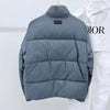 DIOR Oblique Puffer Jacket Blau 26FW 160974553 [P]