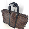 Louis Vuitton Monogram Macassar Tote Briefcase (M40225) 161006394 [P]