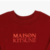 Maison Kitsune Gradient Embroidered Oversized Cropped Sweatshirt 144569768 [P]