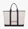 Thom Browne Striped Three-Stripe Medium Tote Bag 153743987 [P]