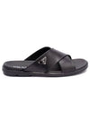 Prada Black Leather Sandals 133039210 [P]