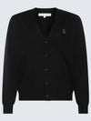 MAISON KITSUNE Regulärer Cardigan mit Bold Fox Head Patch 133043101 [P]