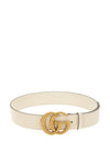 GUCCI Weißer Leder Gürtel 400593 AP00T 9022 151057353 [P]