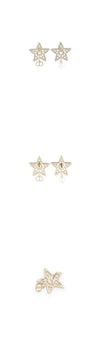 Dior Women's Nuit Etoile Stud Earrings (Gold) E4399WOMCY 03S 151321343 [P]