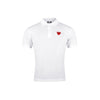Comme Des Garcons Red Patch Collar T-shirt White 161012265 [P]