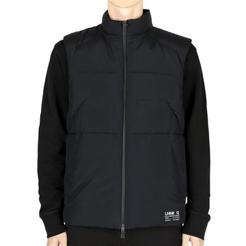 Herno Men's Goose Down Zip-Up Padded Vest (Black) 120072012 [P]