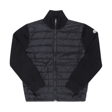 MONCLER Wool Knit Daunenjacke mit Logo-Patch 161013142 [P]