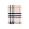 Burberry Checked Cashmere Fringe Scarf 161013155 [P]