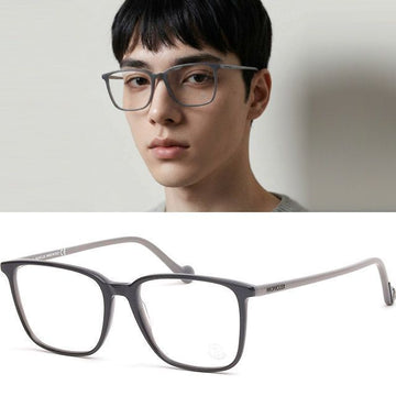 Moncler Eyewear ML5095 020 Luxury Oversized Thin Horn Round Frame Unisex 150980064 [P]