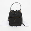 PRADA Duo Triangular Logo Nylon Bucket Shoulder Bag 158677803 [P]