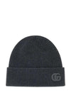 GUCCI Patch Cashmere Beanie 834190 4GABX 1300 152203355 [P]