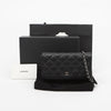 CHANEL Klassische WOC-Kettenbörse mit Kaviar und Silberverarbeitung 159123287 [P]