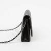 CHANEL Klassische WOC-Kettenbörse mit Kaviar und Silberverarbeitung 159123287 [P]