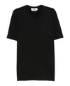 MSGM ブラックロゴ刺繍Tシャツ 152204988 [P]