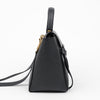 Celine Micro Belt Grained Calfskin Tote Shoulder Bag Black 159753552 [P]