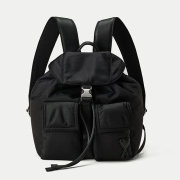 AMI Marcel Small Flap Rucksack 26FW 161064366 [P]