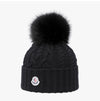 MONCLER Pompom-Mütze mit Logo-Patch 161064691 [P]