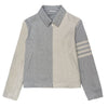 THOM BROWNE セルフデニム 4バー ゴルフジャケット MJO166FF0253-035 57368451 [P]