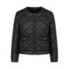 MAXMARA Leichte Steppjacke mit Rundhalsausschnitt Schwarz 2619481014 002 153212610 [P]