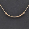 Tiffany & Co T Smile Necklace Small L534446 161104414 [P]