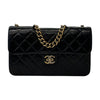 CHANEL Perfect Edge Flap Chain Large Black Shoulder Bag 18 Series 161126880 [P]