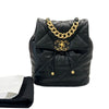 CHANEL 19 Backpack Lambskin Gold AS4223 161127136 [P]