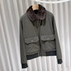 Loro Piana Green Storm System Neck Shearling Bomber Jacket 161137671 [P]