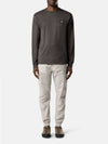 STONE ISLAND Compass Patch Langarm T-Shirt / Grau (L2S152100031S0013 V0078) 161154269 [P]