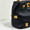 Valentino Roman Stud Tote Bag & Shoulder Bag Black 161156820 [P]