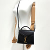 Saint Laurent Cassandra Mini Top Handle Tote & Shoulder Bag Black (623930) 161165253 [P]