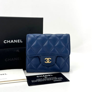 CHANEL Classic Lambskin Flap Wallet 161165320 [P]