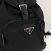 Prada Nylon Triangle Logo Backpack Black 161165489 [P]