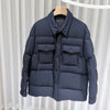 Tom Ford Cashmere Down Padding Jacket Navy Size 54 161178773 [P]
