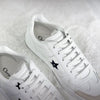 DIOR Damen Leder Stern Sneakers Weiß 19W 151122808 [P]