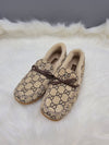 Gucci GG Bow Shearling Loafers 853397 160401975 [P]