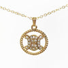 Celine Triomphe Stone Gold Necklace 5VCEA44054 135981524 [P]
