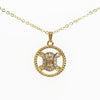 Celine Triomphe Stone Gold Necklace 5VCEA44054 135981524 [P]