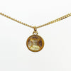 Celine Black Gold Macadam Necklace 5VCEA48196 135589356 [P]